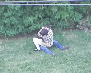 En el parque pibas calientes